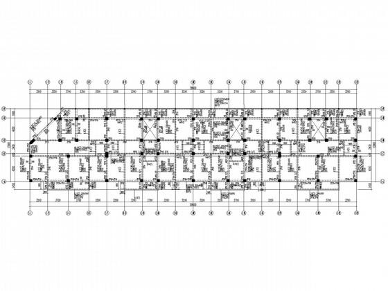 6层框架住宅楼结构CAD施工图纸(桩基础) - 1