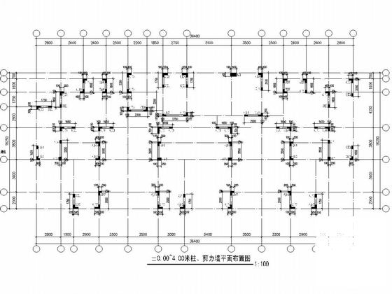 16、17层两栋剪力墙结构经济适用房结构CAD施工图纸（建施） - 4