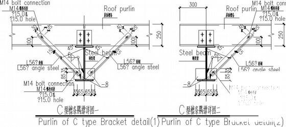 10米跨门式刚架厂房结构CAD施工图纸（独立基础）(平面布置图) - 3