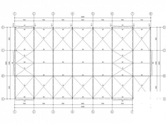 檐高24米3层门式刚架厂房结构CAD施工图纸（7度抗震） - 3