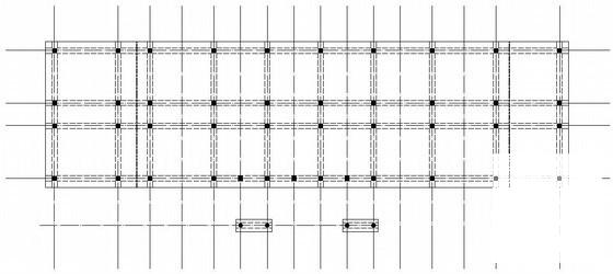 4层框架办公楼加固结构CAD施工图纸（增大截面法）(钢筋混凝土) - 2
