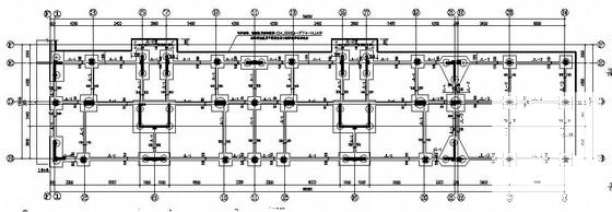 11层框架剪力墙住宅楼结构CAD施工图纸（桩基础）(平面布置图) - 2
