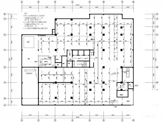 24层商住楼给排水CAD施工图纸 - 1