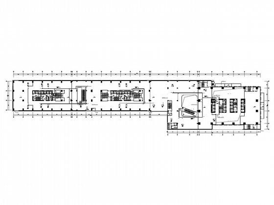 一类高层地上6层钢筋混凝土结构建筑强电系统CAD施工图纸（地下4层） - 3