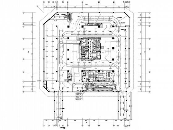 上23层商业办公楼电气出图纸版CAD施工图纸（塔楼、裙房、地下室人防） - 1