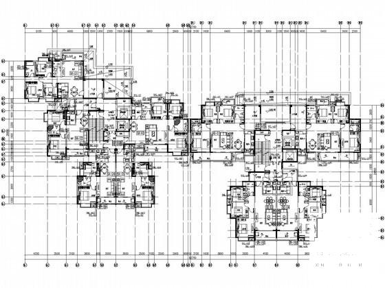 33层架空式商住楼给排水及暖通CAD施工图纸（太阳能热水系统） - 1