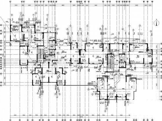 33层架空式商住楼给排水及暖通CAD施工图纸（太阳能热水系统） - 2