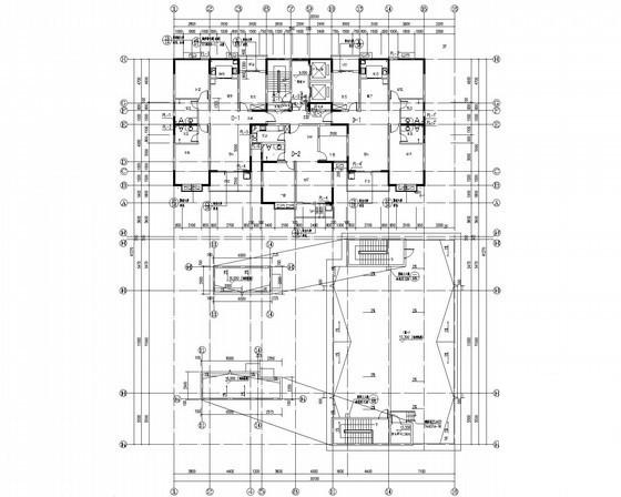 18层住宅楼小区给排水CAD施工图纸 - 3