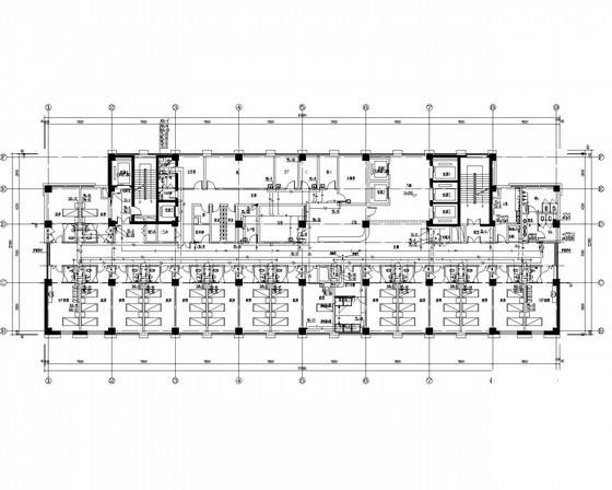 15层医院病房大楼给排水消防CAD施工图纸 - 2