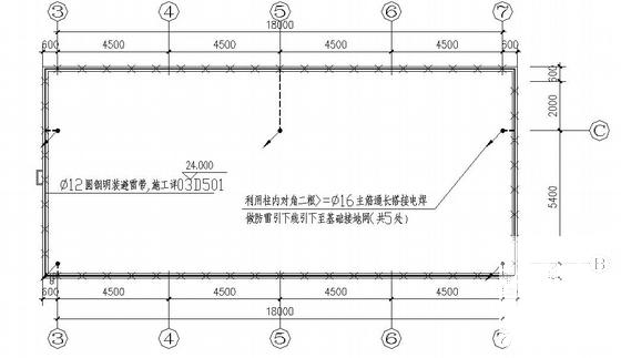 6层机械生产厂房电气CAD施工图纸 - 3