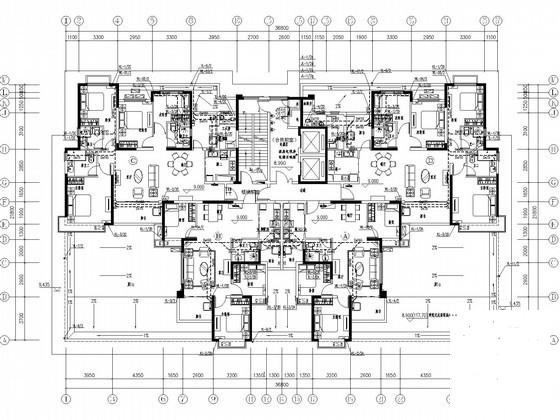 32层商住楼给排水消防CAD施工图纸 - 1