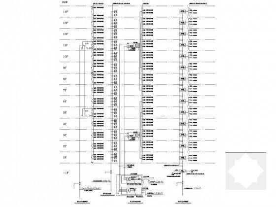 23层城中村改造工程高层建筑电气CAD施工图纸(消防报警及联动) - 4
