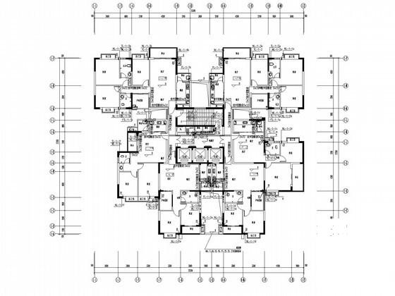 28层商住楼给排水消防CAD施工图纸 - 3