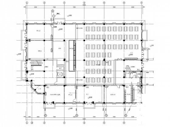 5层学校综合楼给排水消防CAD施工图纸 - 1