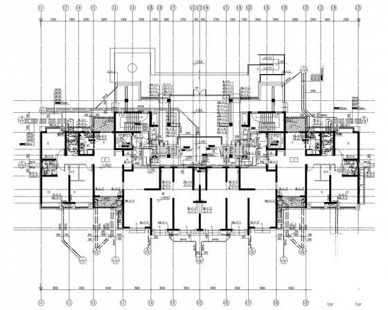 41层一类高层住宅楼给排水消防CAD施工图纸（冷凝水系统） - 1