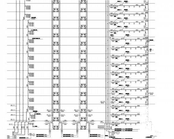 41层一类高层住宅楼给排水消防CAD施工图纸（冷凝水系统） - 2