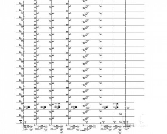 41层一类高层住宅楼给排水消防CAD施工图纸（冷凝水系统） - 5