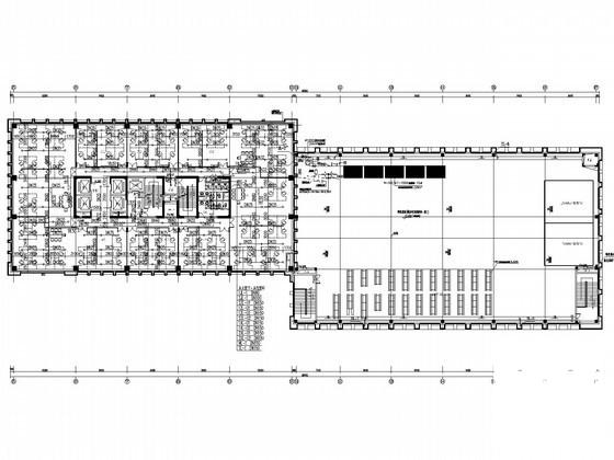 21层商务楼给排水消防CAD施工图纸（S型气溶胶灭火） - 2