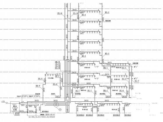 21层商务楼给排水消防CAD施工图纸（S型气溶胶灭火） - 4