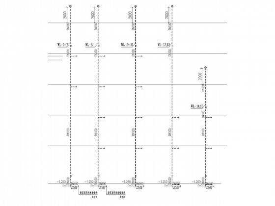 6层饲料厂综合楼及生产车间给排水消防CAD施工图纸 - 2