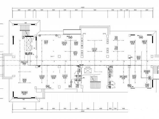 11层医院门诊楼给排水消防CAD施工图纸(自动喷淋系统图) - 1