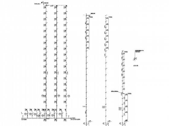 11层二类住宅楼给排水管道消防CAD施工图纸 - 4