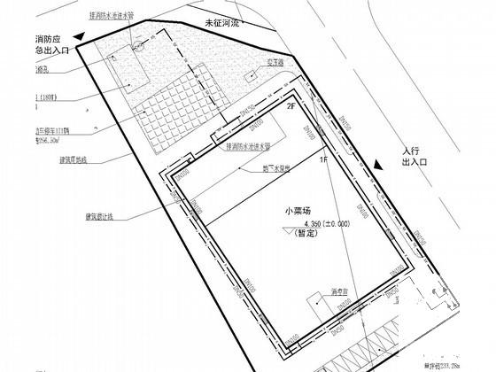 菜场给排水消防CAD施工图纸（16年最新设计） - 1