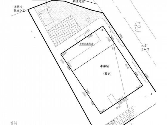 商业楼给排水及消防CAD施工图纸（16年最新设计） - 2