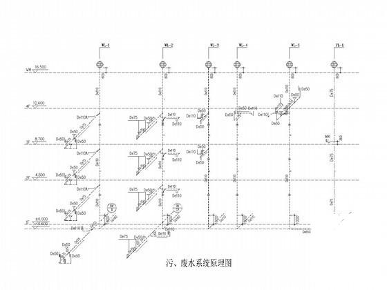 4层综合办公楼给排水CAD施工图纸（大院作品） - 3