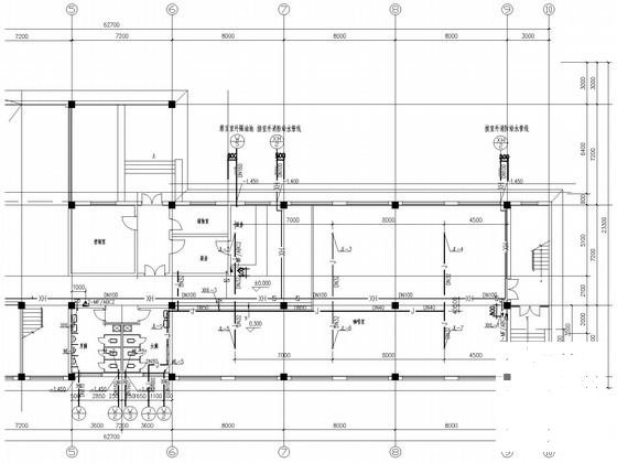 3层厂房办公楼给排水及消防CAD施工图纸 - 1