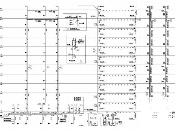 高层公寓楼给排水及消防设计CAD施工图纸（自动喷淋）(卫生间大样图) - 4