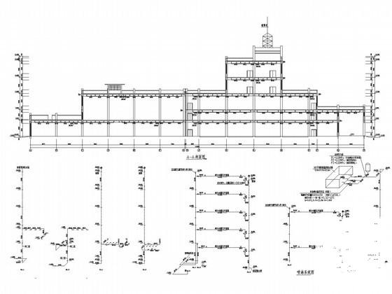 4层厂房给排水及消防图纸(自动喷水灭火系统) - 3