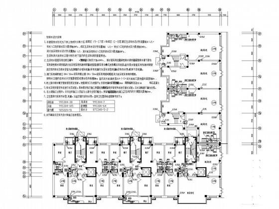 高层小区商品房给排水及采暖CAD图纸 - 1