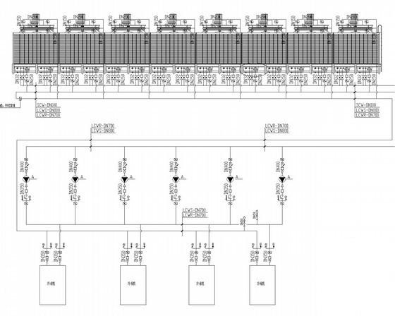 多层工业建筑给排水消防CAD施工图纸（循环冷却水系统） - 5