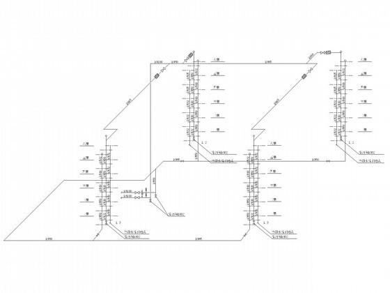 行政大院办公及宿舍楼空调系统设计CAD施工图纸（空调配电）(平面布置图) - 3