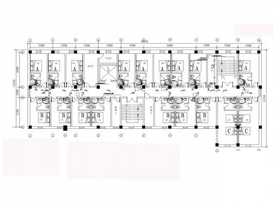 7层知名连锁酒店给排水方案设计CAD图纸 - 1