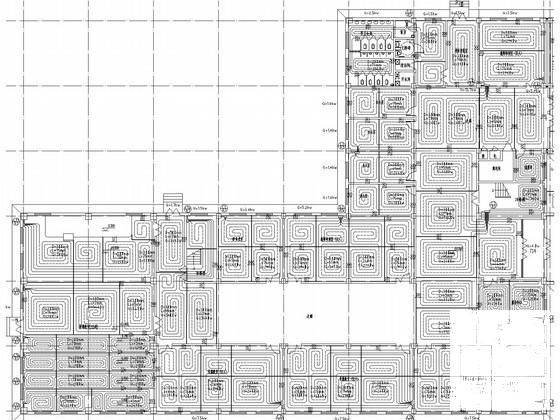 2层知名院校培训中心采暖空调通风防排烟系统设计CAD施工图纸 - 1