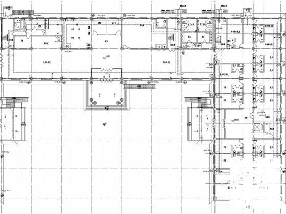 2层知名院校培训中心采暖空调通风防排烟系统设计CAD施工图纸 - 2