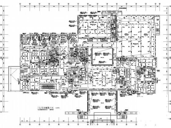 5A级国宾馆空调通风设计CAD施工图纸（知名设计院） - 1