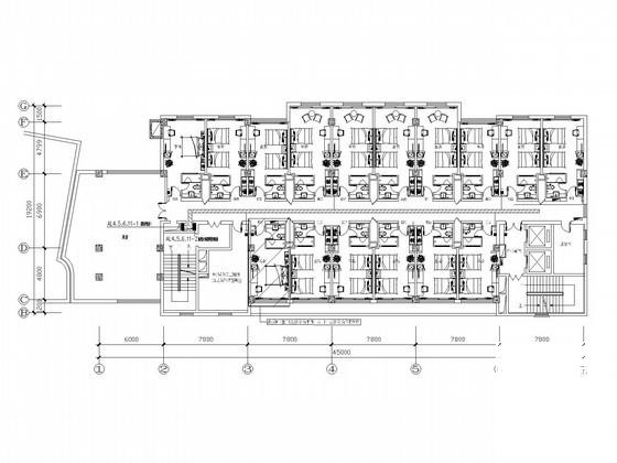 13层航空宾馆装饰电气CAD施工图纸（客房套房样图）(控制箱原理图) - 2