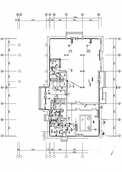 6层办公商业电气CAD施工图纸（甲级院设计）(建筑面积) - 3