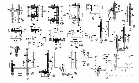 18层桩基础框剪结构住宅楼结构设计CAD施工图纸 - 4