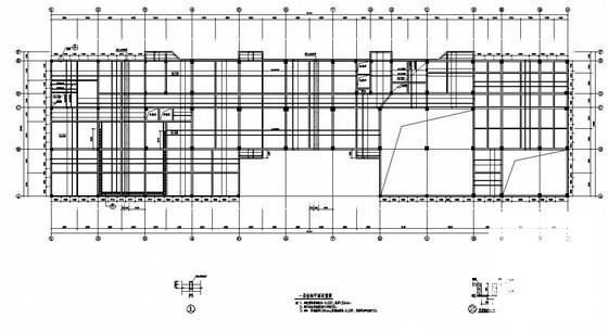 玉环县7层框架结构医院科研楼结构设计CAD施工图纸 - 3