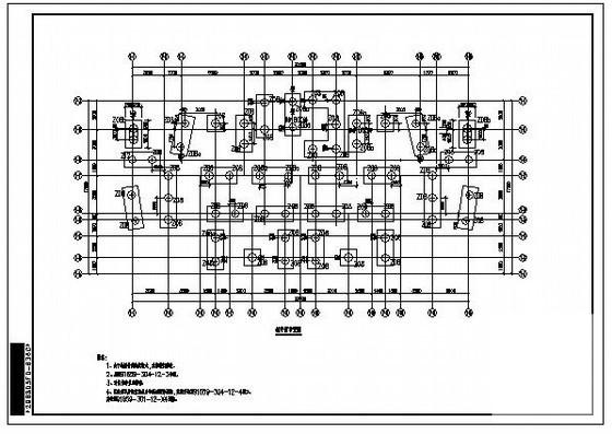 18层剪力墙结构住宅楼结构设计CAD施工图纸（桩基础） - 1