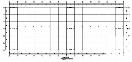 钢结构厂房结构CAD施工图纸 - 1