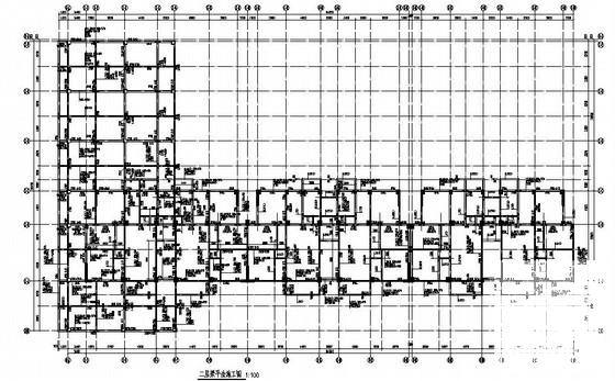 11层桩基础框架剪力墙结构住宅楼结构设计CAD施工图纸 - 2