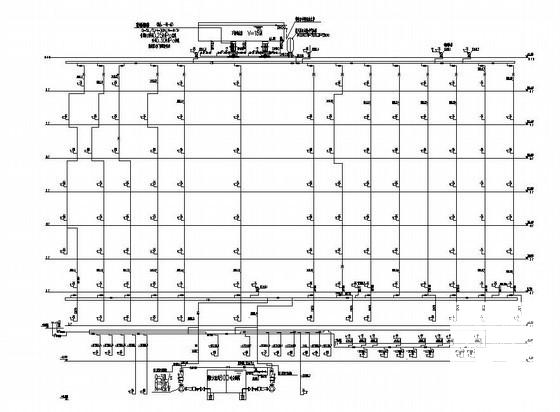 8层商业购物广场给排水设计CAD施工图纸（地下室、人防）(自喷系统原理图) - 2