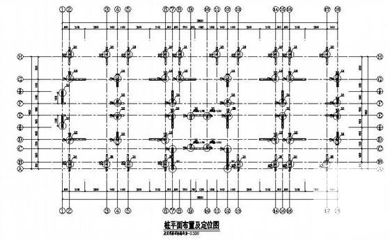 18层框架剪力墙结构桩基础住宅楼结构设计CAD施工图纸 - 1