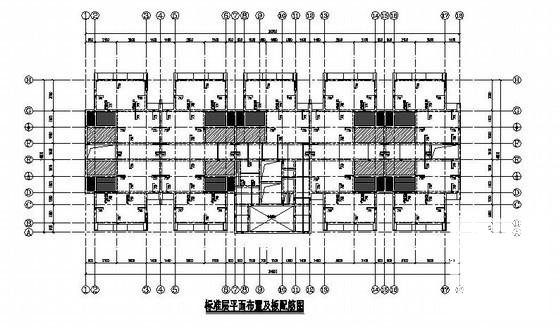 18层框架剪力墙结构桩基础住宅楼结构设计CAD施工图纸 - 3