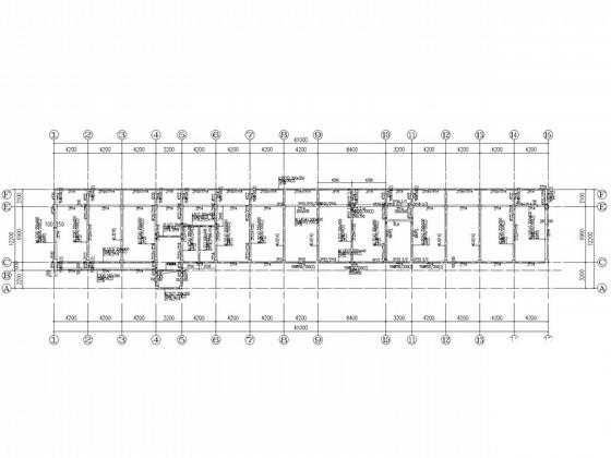 3层框架结构管件车间及办公楼结构设计CAD施工图纸 - 1